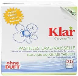 Таблетки для посудомийних машин Klar 25 шт