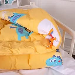 Набір дитячий MirSon зима Kids Time 20-0033 Good dinosaur 110x140 см бавовна: ковдра з подушкою (2200009671173) - мініатюра 5