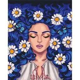Картина по номерам Brushme Ромашки в волосах © Полина Скурихина 40x50 см