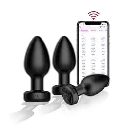 Смарт анальна пробка Equinox USB 9 см з додатком