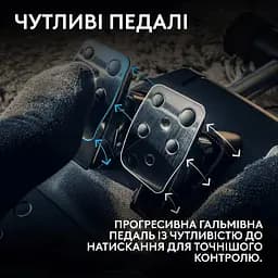 Кермо Logitech G923 for PS4 and PC Black (941-000149) - мініатюра 7