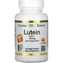 Лютеїн California Gold Nutrition 10 мг 120 капсул