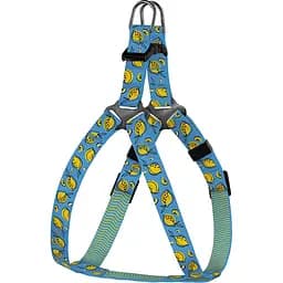 Шлея для собак дрібних порід BronzeDog Urban Fruits Лимони XXS 24-30 см