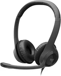 Гарнитура Logitech H390 Headset USB graphite black (981-000406)