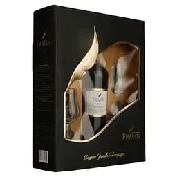 Коньяк Frapin 1270 40% 0.7 л у подарунковій коробці + 2 келихи