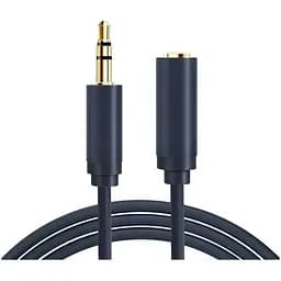 Кабель Cabletime Audio 3.5 мм - 3.5 мм (M/F), 1.5 м, Black, 3 pin (CF16J)