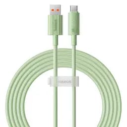 Кабель Baseus Habitat Series Fast Charging Cable USB to Type-C 100W 2m P10360203631-01 Green
