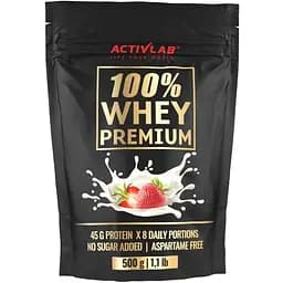Протеин ActivLab 100% Whey Premium, 500 грамм - Клубника