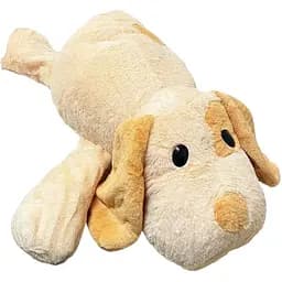 Детская мягкая игрушка Собачка Bambi L1132(Peach) с пледом 55 см