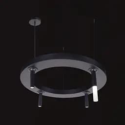 Люстра Brille світлодіодна підвісна 22W NW BK (BR-01 688S/4) - мініатюра 5