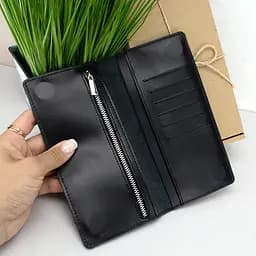 Гаманець чоловічий шкіряний на магнітах Handycover HC0079 чорний - мініатюра 6