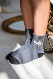 Набір шкарпеток 3 пари з написами ORGANIC cotton безшовні JILL ANTONY 35-37 - мініатюра 6