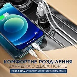 Автомобільний зарядний пристрій Remax Vanguard Series 2xUSB 2.4A Black (RCC-236) - мініатюра 3