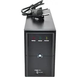 ДБЖ Ritar E-RTM500 (300W) ELF-L, LED, AVR, 2st, 2xSCHUKO socket, 1x12V7Ah, metal Case. Q4 (365x130x210) 4,8 кг (310x85x140)