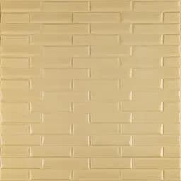 3D панель Sticker Wall самоклеюча кладка жовто-пісочна 700x770x7мм 032 SW-00000010