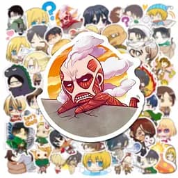 Стікерпак GeekLand Attack on Titan 50 штук - мініатюра 6