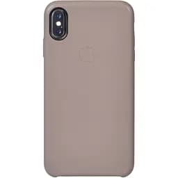 Чохол-накладка Toto Leather Case Apple iPhone XS Max Light Brown