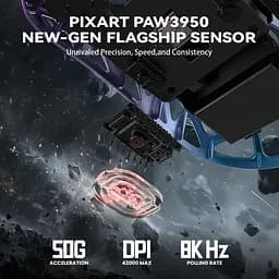 Миша Attack Shark R2 Magnesium Alloy 8K Purple (AS-6972792470375-P) - мініатюра 4