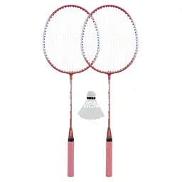 Набір для гри Бадмінтон Extreme Motion BD23556(Pink) 2 ракетки, волан, чохол