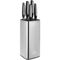 Набір з 5 кухонних ножів та підставки Gerlach Сріблястий 000267177