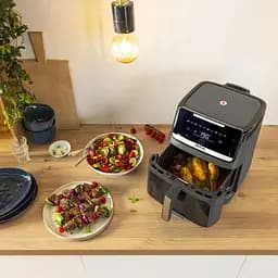Мультипіч Tefal Easy Fry Silence XXL 1800 Вт темно-сіра (EY846HE0) - мініатюра 12