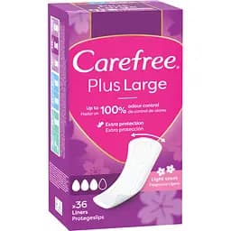 Ежедневные прокладки Carefree Plus Large 36 шт.