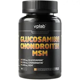 Препарат для суставов и связок VPLab Glucosamine Chondroitin MSM, 90 таблеток