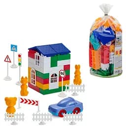 Дитячий конструктор Лідер №2 1-220, 80 великих деталей