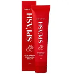 Зубна паста освіжаюча зі смаком вишні Splash 75 г