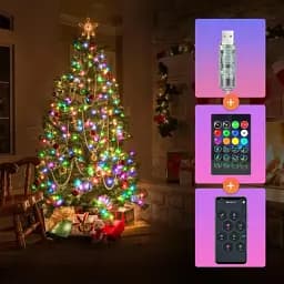 Розумна смарт гірлянда Niki Light smart роса rgb керування через смартфон пульт 10 метрів 100 лед - мініатюра 4