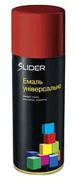 Фарба аерозольна емаль SLIDER RAL 3002 кармін-червоний 400мл