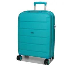 Валіза маленька S поліпропілен Airtex 646 45л 55×40×20см Блакитний