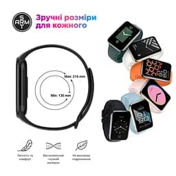 Силіконовий ремінець для фітнес браслетів Xiaomi Mi Band 7 Pro, Silicone, green, зі зручною застібкою, на фітнес трекер та смарт годинник, ArmorStandart (ARM66796) - мініатюра 6
