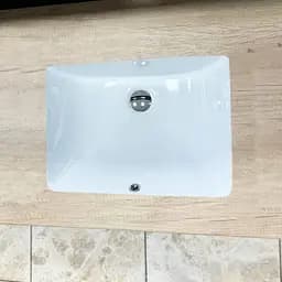 Умивальник VBI Siracusa white врізний VBI-018001, Білий - мініатюра 3