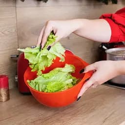 Миска кухонна глибока пластикова Ø 22 см H 11.5 см 2.5 л, Kitchette Червоний 85352 - мініатюра 9