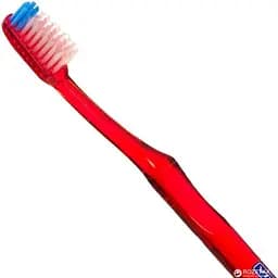 Зубна щітка Vitis Medium + Vitis Whitening зубна паста 15 мл червона 