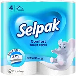 Туалетний папір Selpak Comfort 2 шари 4 рулони (8690530802117)