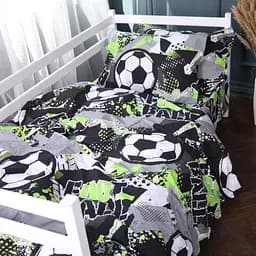 Комплект постельного белья Mirson Ranforce Elite Urban football 200х220 см (2200011570273)