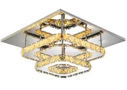 Люстра Кристалл LED 24W Квадратная APP409-C APP410-C OSW-65007