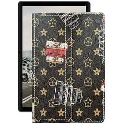 Чохол StatusCASE з екошкіри для планшету Sigma Tab A1015 Луі-Вітон-коричневий