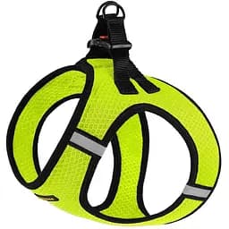 Шлейка для собак Bronzedog Mesh Vest, размер S, 34х42 см, лимонная