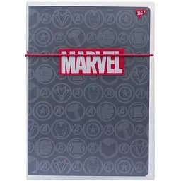 Зошит Yes Marvel Black А4 у пластиковій папці 48 аркушів у клітинку (764425)