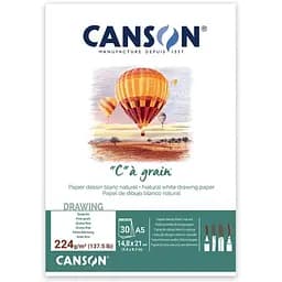 Блок для эскизов и рисования Canson CÀGRAIN 224 г/м² 30 листов белая бумага