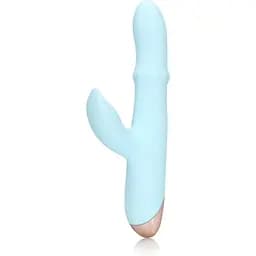 Вибратор-кролик Loveline Artic Blue 23 см (голубой)