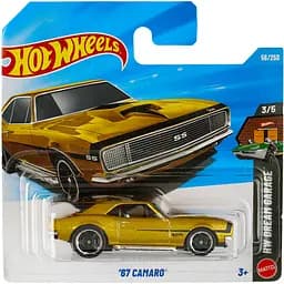 Базовая машинка Hot Wheels HW Dream Garage '67 Camaro золотистая (5785) JJJ26-N521
