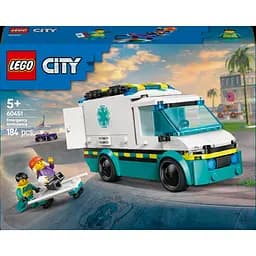 Конструктор LEGO City Скорая помощь 184 детали (60451)