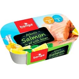 Лосось Banga в олії з лимоном 120 г