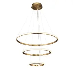 Люстра світлодіодна Levistella 7521017 GAB, 84W, три режими світла, бронзова, сучасний стиль, стельова - мініатюра 3