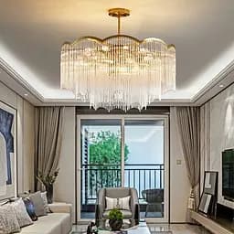 Латунная люстра Maria Theresa 80 см Арт. MJ 186-800 AB Line F