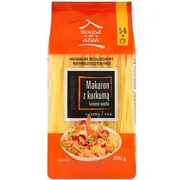 Рисова локшина з куркумою 5 мм House of Asia 200 г